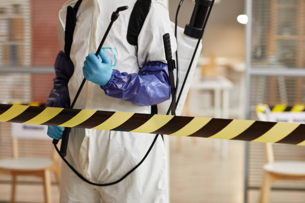 Professional Blood Cleanup technician working in Galveston, IN